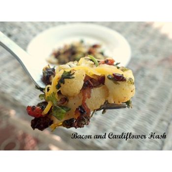 Bacon and Cauliflower Hash