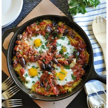 Italian Spaghetti Squash Breakfast Casserole