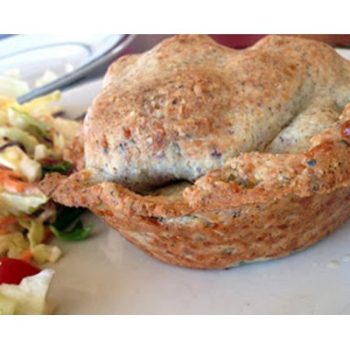 LCHF Fathead Chicken and Camembert Pie