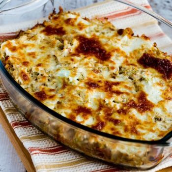 Low Carb Twice Cooked Cabbage with Sour Cream and Bacon