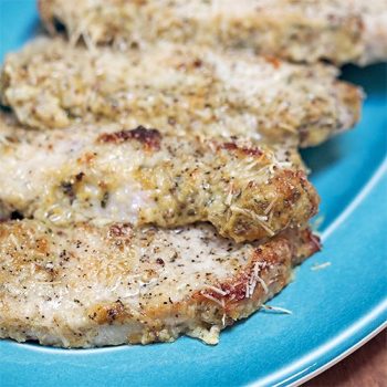 Low Carb Parmesan Dijon Pork Chops