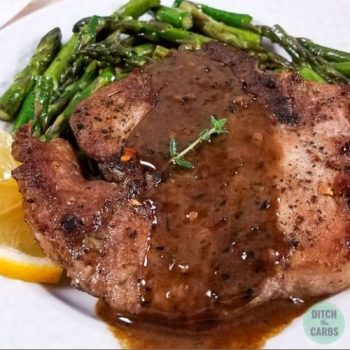 Pork Chops in Garlic Butter Sauce