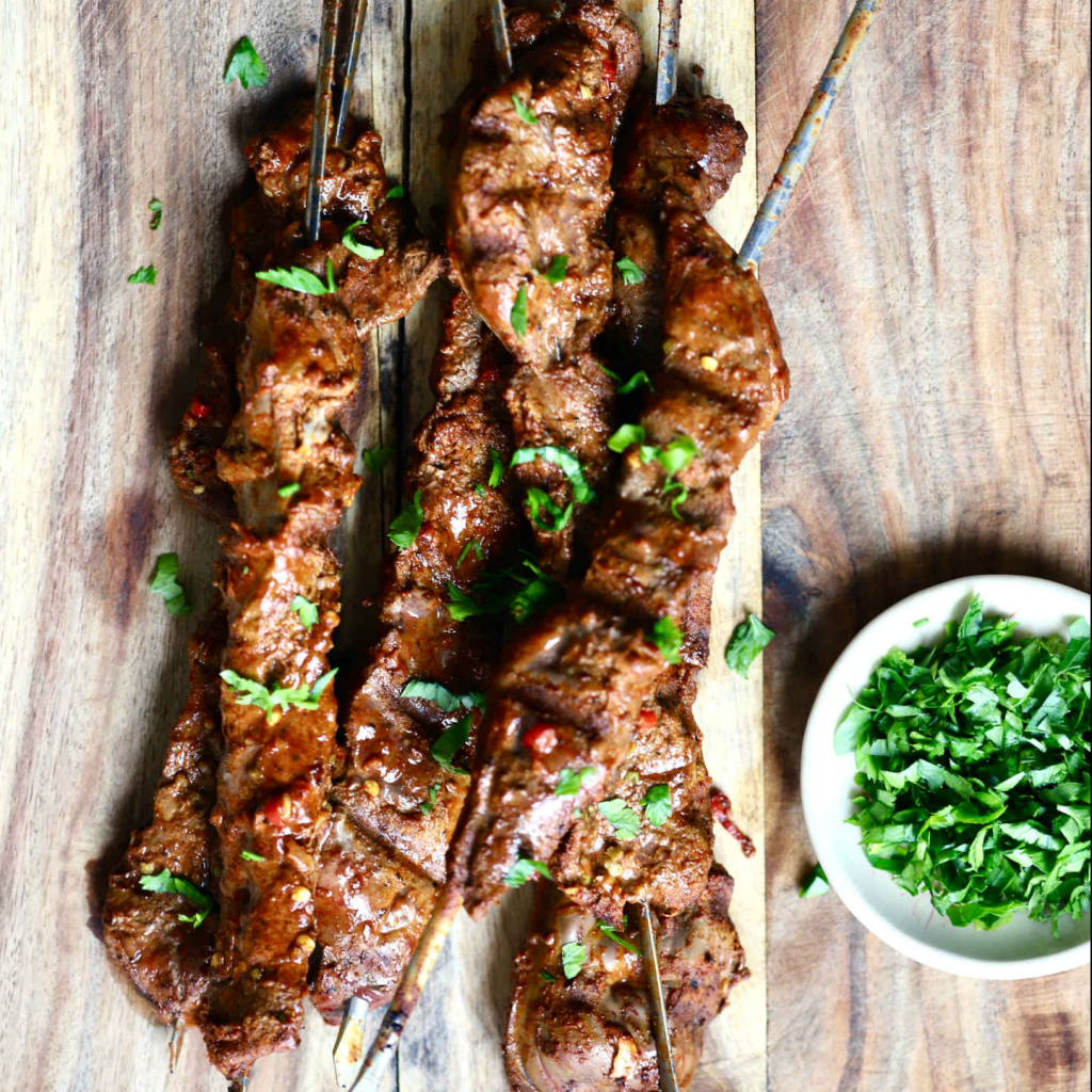 Grilled Spicy Liver